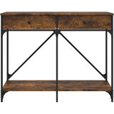  Konzolni stol boja hrasta 100x39x78,5 cm od konstruiranog drva | Shoptok.si