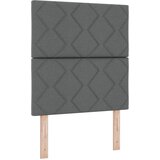 vidaXL Vzglavje zasnova s kvadratki temno siva 80 cm tkanina, Vzglavje zasnova s kvadratki temno siva 160 cm tkanina | Shoptok.si