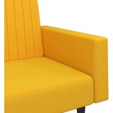  Dvosjed na razvlačenje žuti baršunasti | shoptok.hr