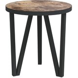  Stolić za čaj crno-žuti Ø 35 cm MDF | shoptok.hr