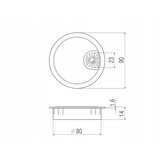 Gtv metalni uvodnik kablova Ø 80 mm PM-LBFI80-20M | Eponuda.ba