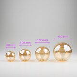 Brilagi zamensko staklo za luster, zidno svetilo i lampu mistel,milla, prečnika 15 cm, zlatno | Eponuda.com