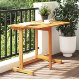 vidaXL Zložljiva balkonska miza 90x60x72 cm trden akacijev les