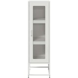 vidaXL Highboard White 36x39x123 cm Hladno valjano jeklo | Shoptok.si