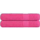 vidaXL Brisače 2 kos roza 80x200 cm 360 gsm 100% bombaž Cene