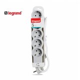 Legrand 694571 produžni blok 5X2P+E 5M (bela/s.siva) | ePonuda.com