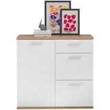 Modern Living komoda bc 1035, bela, hrast | Shoptok.si