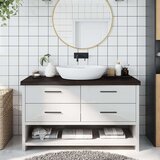  Kupaonska radna ploča tamnosiva 100 x 40 x 6 cm tretirano drvo | shoptok.hr
