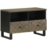 vidaXL TV omarica črna 70x33x46 cm trden mangov les Cene