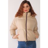 Dewberry Z6650 LADIES PUFFER COAT-BEIGE Cijene
