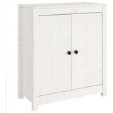 Maison Chic Komoda - Predalnik bela 70x35x80 cm trdna borovina, (21716195) Cene