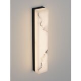 Nova Luce Bijela/mat crna LED zidna lampa u kamenom dekoru Shado – | shoptok.hr