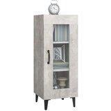  Komoda betonsko siva 34,5x34x90 cm konstruiran les, (20654793) | Shoptok.si