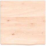 vidaXL Zidna polica 40 x 40 x 4 cm od neobrađene masivne hrastovine | shoptok.hr