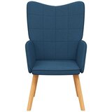  Stolica za opuštanje od tkanine plava | shoptok.hr