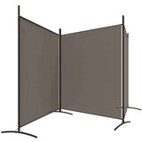 Sobna pregrada s 3 panela antracit 525 x 180 cm od tkanine | shoptok.hr