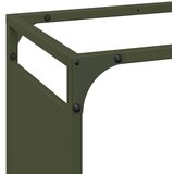  Stalak za drva za ogrjev Maslinasto zelena 90x28x90 cm | shoptok.hr