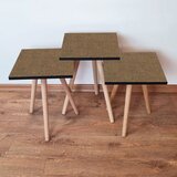 Hanah home 3Shp297 - brown brown nesting table (3 pieces) | ePonuda.com