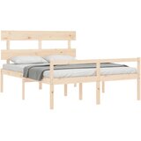 Krevet za starije s uzglavljem 160x200 cm od masivnog drva | Eponuda.com