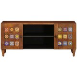 TV ormar s policom Orah 105 x 33 5 x 46 cm Čvrsto drvo manga | shoptok.hr