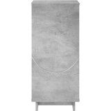  Komoda Betonska siva 33 5 x 34 5 x 75 cm Konstruirano drvo - Betonska siva | shoptok.hr