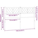  Metalno zamjensko uzglavlje crno 150 cm | Eponuda.ba