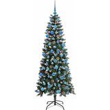  Umjetno božićno drvce Zelena 180 cm PVC, plastika i čelik | shoptok.hr