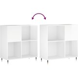 Ormarić za ploče sjajni bijeli 84,5x38x89 cm konstruirano drvo | shoptok.hr