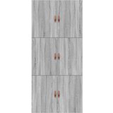  Postelja z dodatnim prostorom za shranjevanje Siva Sonoma 90x200 cm | Shoptok.si