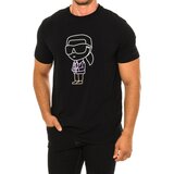 Karl Lagerfeld Majice s kratkimi rokavi 755400533221-990 Črna Cene