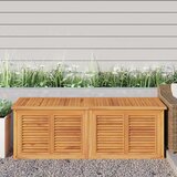  Vrtna kutija za pohranu s vrećom 150x50x55 cm masivna tikovina | Eponuda.com