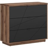 MID.YOU KOMODA, črna, barve hrasta | Shoptok.si