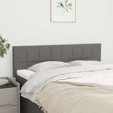  Uzglavlja 2 kom tamnosiva 72 x 5 x 78/88 cm od tkanine Cijene