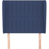  Uzglavlje s u&amp;scaron;ima plavo 93x23x118/128 cm od tkanine Slike