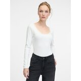 Orsay White women's long-sleeved T-shirt - Women's | Shoptok.si