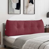 vidaXL Poglavni vzglavnik Vinorodna rdeča 140 x 24 x 50 cm blago | Shoptok.si
