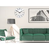  Moderni Zidni sat slim akril bijelo-siva | shoptok.hr