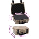 Tvrdi kofer Pijesak 27 x 24,5 x 12,5 cm Polipropilen i ABS | shoptok.hr