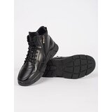 Shelvt Men's high insulated ankle boots made of faux leather | ePonuda.com