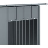  Kućica za pse s krovom antracit 196x91x110 cm pocinčani čelik | shoptok.hr