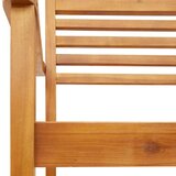  Vrtne stolice 2 kom 59x55x85 cm od masivnog bagremovog drva | shoptok.hr