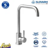 Slavina za sudoperu INOX (2 cevi) "L" - Slovarm 486001