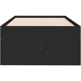  Dnevni krevet s ladicama bez madraca crni 90x200 cm | shoptok.hr