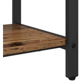 vidaXL Vješalica za kapute s policom Staro drvo 75 x 34 x 184 cm | shoptok.hr