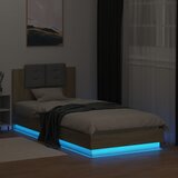  Okvir kreveta s uzglavljem LED boja hrasta sonome 100 x 200 cm | Eponuda.com