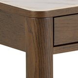 Actona Bež-temno rjava klubska mizica s keramično ploščo 70x130 cm Southampton – | Shoptok.si