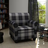 SOFA Fotelj z blazino črno blago Cene