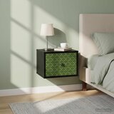  Wall-mounted noćni ormarić GELEEN Crni hrast 36 x 33 x 25 cm | shoptok.hr