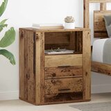 vidaXL Noćni ormar Staro drvo 50 x 36 x 60 cm Konstruirano drvo | shoptok.hr
