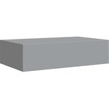  Zidne police s ladicom 2 kom sive 40 x 23,5 x 10 cm MDF | shoptok.hr